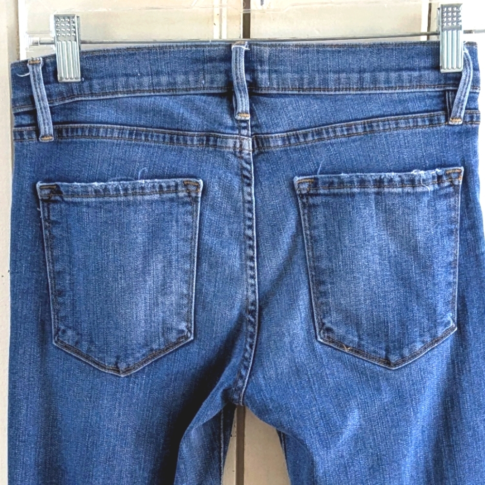 Frame Distressed Skinny with raw hem sz 26 - Picture 10 of 12